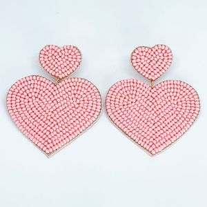 Pendientes bordados con cuentas estilo indio hechos a mano - Product Image 6