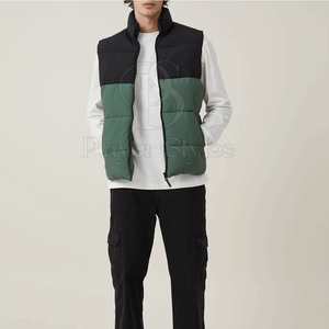 Vente chaude de haute qualité hommes hiver laine doudoune veste col montant à capuche toile tissu nouvel état - Product Image 2