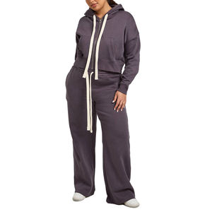 Sweat à capuche d'hiver avec cordon de serrage, broderie 3D, lavage à l'acide, couleur anthracite, streetwear, fournisseur en gros, meilleur prix, logo personnalisé - Product Image 1