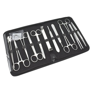 Ensemble de 14 kits de dissection de laboratoire avancés, kit de suture d'urgence en acier inoxydable, fabriqué tactique - Product Image 1