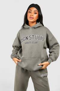Couleur unie Oversize No Strings Couple Hoodies Doublé polaire Logo personnalisé Sweat à capuche et sweatshirts pour femmes Respirant - Product Image 2