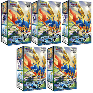 Para Card Sword Shield Sword V Expansion Pack 5 Box Set Paper Versión coreana Envío gratis genuino - Product Image 1