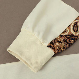 2023 hiver hommes personnalisé coton polaire col rond sweat respirant français tissu en relief 3D Design haute qualité en gros - Product Image 3