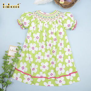 Precioso vestido geométrico hecho a mano de flores, BB1189 - Product Image 6