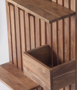 Supports muraux modulaires en bois massif (lambris en bois) - Product Image 6