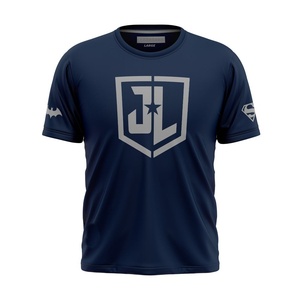 T-shirts Homme Imprimé Personnalisé Respirant Séchage Rapide Polyester/Coton Mélange Sérigraphié Logo quantité minimale de commande Décontracté Unisexe 2 Pièces - Product Image 3