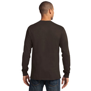 Camiseta de manga larga de verano para hombre, camiseta de manga completa lisa en blanco, transpirable - Product Image 5