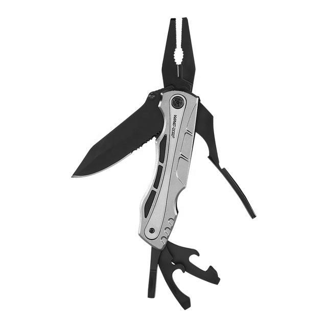 9in1 Outdoor Multifunction Pliers Stainless Steel Multi Tool Pocket Pliers Screwdrivers Knife Multitool