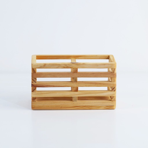 Boîte de rangement pour stylos et crayons en bois de bambou écologique, empilable et réglable, design moderne, haute qualité, livraison rapide, support pour - Product Image 4