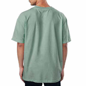 Camiseta de Manga Corta para Hombre, Talla Grande, Corte Regular, Transpirable, de Secado Rápido, 100% Algodón, Tejido de Punto, Venta al por Mayor - Product Image 5
