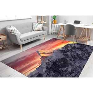 Tapis de paysage de l'Everest, tapis d'hiver, tapis de montagne enneigée, tapis en chenille - Product Image 1