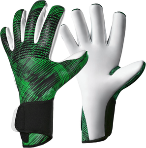 ถุงมือผู้รักษาประตูหนังระบายอากาศได้ดีถุงมือฟุตบอลมืออาชีพโลโก้2026ออกแบบได้ตามต้องการ - Product Image 1