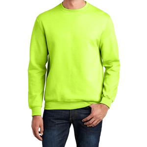 ผู้ใหญ่ที่มีคุณภาพเยี่ยมสวมเสื้อสเวตเตอร์กีฬาออกแบบโลโก้ของคุณเองเสื้อสเวตเตอร์ผ้าขนแกะสีทึบ - Product Image 1