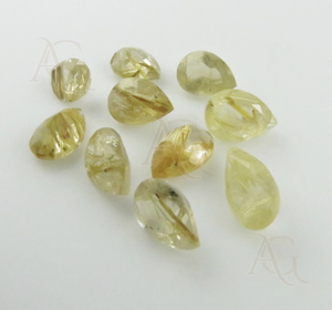 รูไทล์สีทองขนาด8มม. พลอยควอตซ์ทรงกลมอัญมณีธรรมชาติสำหรับทำเครื่องประดับทองเงินที่ได้รับการรับรองจาก IGI - Product Image 3