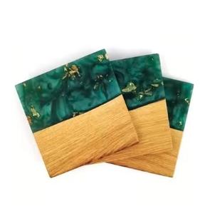 Resin & <b>Wood</b> <b>Coaster</b> Highly Decorative Design With Premium Quality Table Top Decor Beverages Holding <b>Coasters</b> At Wholesale Price - Product Image 1