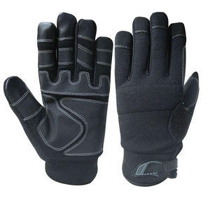 Alta demanda, recién llegado, guantes de mano de concha de cuero de calidad, guantes de trabajo mecánicos protectores de tendencia para uso diario - Product Image 1