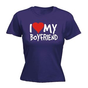 I <b>Love</b> My Boyfriend WOMENS T-SHIRT Girlfriend BF tshirts make <b>your</b> own custom logo printed tshirts female - Product Image 1