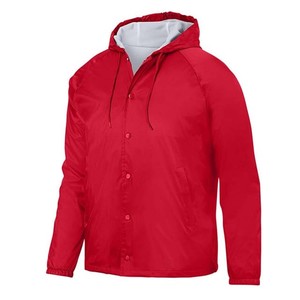 เสื้อโค้ชแจ็กเก็ตแขนเสื้อแบบแร็กแลนผ้าไนลอน100% สีกรมท่า - Product Image 6