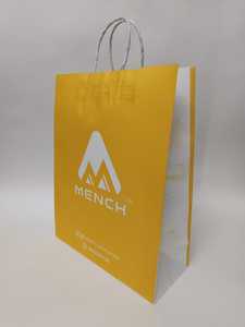 Sacs en papier cartonné de luxe personnalisés en gros pour vêtements, avec poignée longue, ruban, matériaux recyclés, logo personnalisé - Product Image 3