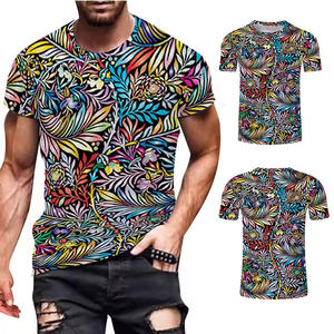 เสื้อยืดผ้าฝ้ายพิมพ์ลายแบบกำหนดเองชุดสวมใส่สบายมีสไตล์ลำลอง - Product Image 1