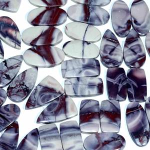 Par de jaspe de porcelana Natural superior, piedras preciosas sueltas, jaspe de porcelana, mezcla de forma y tamaño, par de cabujones, piedras preciosas para la fabricación de joyas - Product Image 3