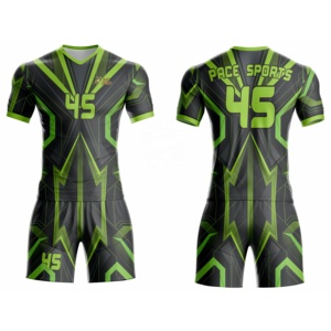 Maillots et shorts de football sublimés personnalisables 2023, design de l'équipe de France, respirants, séchage rapide, uniformes légers - Product Image 6