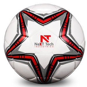 Balón de entrenamiento de fútbol de Next Tech Industries, material de PU para fines de entrenamiento con diseño personalizado y logotipo personalizado - Product Image 1