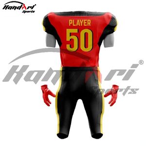 Nouveau design de maillot de football américain Service OEM Offre Spéciale équipe de jeunes porter Kit d'uniforme de football pour hommes - Product Image 6