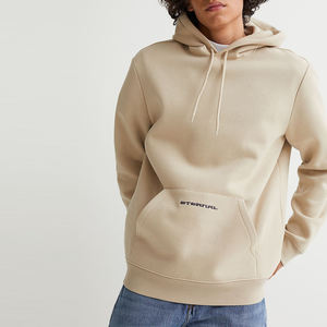 Sudadera con capucha de felpa de gran tamaño personalizada unisex, color lavado teñido liso con hombros caídos bordados para invierno, venta al por mayor - Product Image 5
