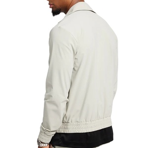 Chaqueta de hombre de alta calidad, chaqueta ligera de nailon con cremallera elástica, chaqueta impermeable con cuello vuelto para hombre - Product Image 6