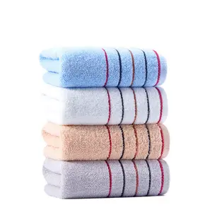 BT81免费送货的家用毛巾浴巾100% 纯棉精梳棉水图案纯棉浴巾