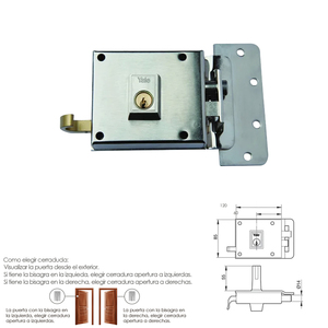 Yale 6-12-hn/ Chiusura a Destra - Product Image 2