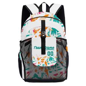 Sac à dos de sport en nylon pour basketball, football et soccer - Capacité de 30-40L pour l'école, les voyages, la randonnée et l'usage quotidien - Product Image 1