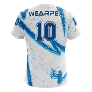 Customizable High Quality Polyester Football Jersey Sets Latest Design Sports Team Uniforms <b>Name</b> OEM Service For Men - Product Image 3