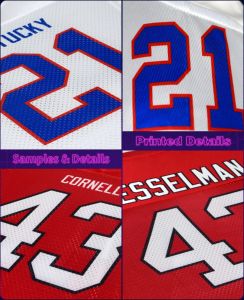 เสื้อเจอร์ซีย์อเมริกันฟุตบอลสั่งทำเสื้อเจอร์ซีย์สไตล์ใหม่ปักลาย - Product Image 4