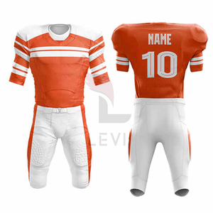 La mejor calidad, tamaño XL, uniforme de fútbol americano pesado, Impresión de logotipo personalizada, opción de talla grande, camiseta de fútbol americano - Product Image 1