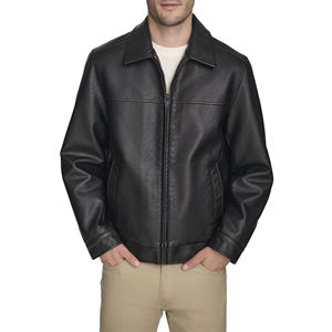 Chaqueta de Cuero 100% Auténtico, Manga Larga, Estilo Urbano, Profesional, Gran Venta, Nuevo Diseño para Hombre, Transpirable, Servicio OEM - Product Image 1