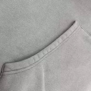 Sweat à capuche premium épais en molleton de coton surdimensionné personnalisé OEM pour streetwear, hiver, décontracté et usage quotidien - Product Image 5