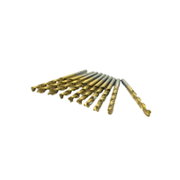 Foret de fer en acier Nippon entièrement rectifié M35 TiN enduit 2.0mm - 9.0mm