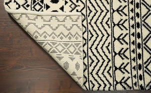 พรมขนแกะขนสัตว์รูปทรงเรขาคณิตทำมือแบบสมัยใหม่ผ้ากำมะหยี่ซักได้ - Product Image 6