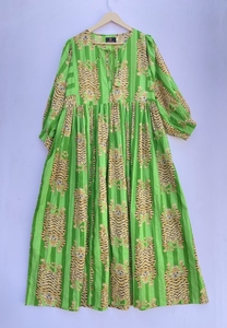 <span class=keywords><strong>Boho</strong></span> <span class=keywords><strong>Chic</strong></span> Maxi <span class=keywords><strong>abito</strong></span> da donna elegante e confortevole in cotone leggero e traspirante per uscite Casual estive - Product Image 2