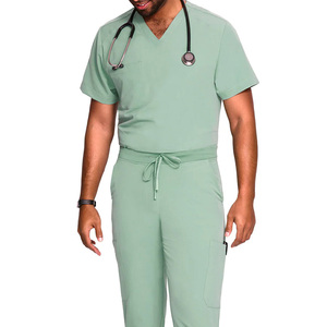 Traje de hospital profesional de tendencia OEM proveedor al por mayor elegante y cómodo traje de enfermera y médico - Product Image 5