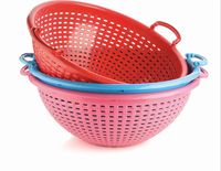 Hotselling moderne multifunctionele plastic mandenset, 3 glanzende afwerkingen, grote capaciteit, fruit- en groentebewaring, geïntegreerde keuken