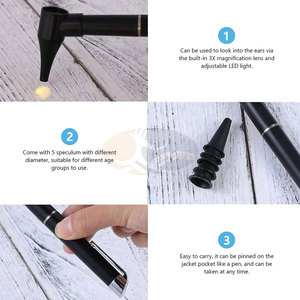 Otoscope manuel portable JACKBILLY personnalisé, technologie à fibre optique, certifié MOL, certifié CE, outil de diagnostic médical - Product Image 4