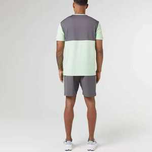 ชุดวอร์ม2025ของผู้ชายชุดออกกำลังกายเสื้อยืดและกางเกงขาสั้นสำหรับใส่วิ่งออกกำลังกายรัดรูปสำหรับฤดูร้อน - Product Image 2