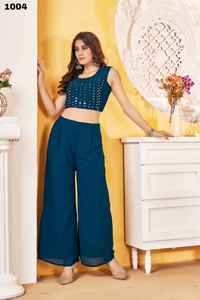 Evergreen Design Nouvelle Collection Blooming Georgette Trois Pièces Collection Femme Fabricant De Mode - Product Image 6