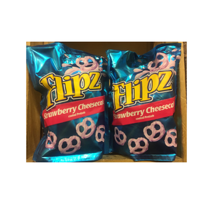 Flipz Pretzels con Sabor a Pastel de Queso de Fresa, 90g por 100g, 7.6g de Proteína, 1.3g de Sal, para un Perfil Nutricional Equilibrado, Venta al por Mayor - Product Image 3