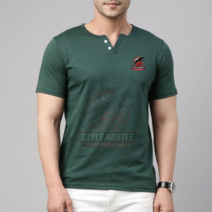 Service OEM de t-shirts Henley, nouveaux modèles de t-shirts Henley, meilleur prix, t-shirts Henley décontractés pour adultes. - Product Image 3