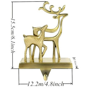 Support de bas en métal antique de concepteur de renne cintre de support en métal de qualité supérieure pour l'ornement suspendu de bas à bon prix - Product Image 2