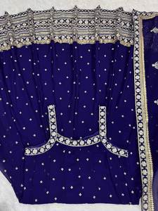 Robe de créateur Anarkali inspirée de Bollywood avec broderie de qualité supérieure et Dupatta de luxe - Product Image 4